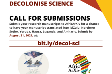 Decolonise Science, Call for submissions